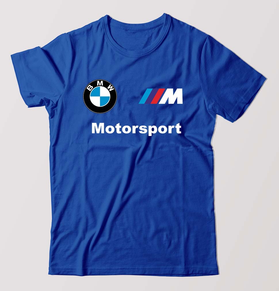 BMW Motersport Male Round Neck Half Sleeve T-Shirt