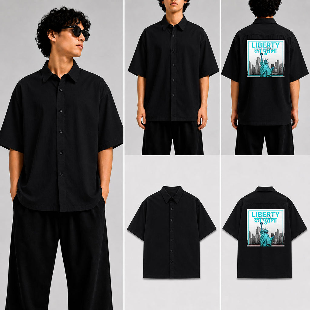 LIBERTY KA PUTLA Unisex Oversized Shirt for man & women