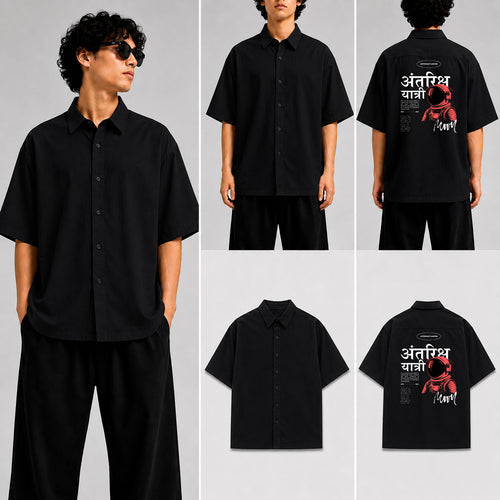Antariksh Yatri Unisex Oversized Shirt for man & women