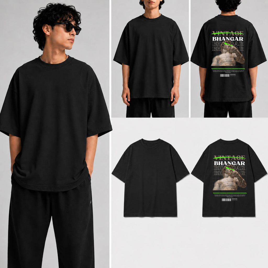 Bhangar Unisex Oversized Standard T-Shirt for man & women