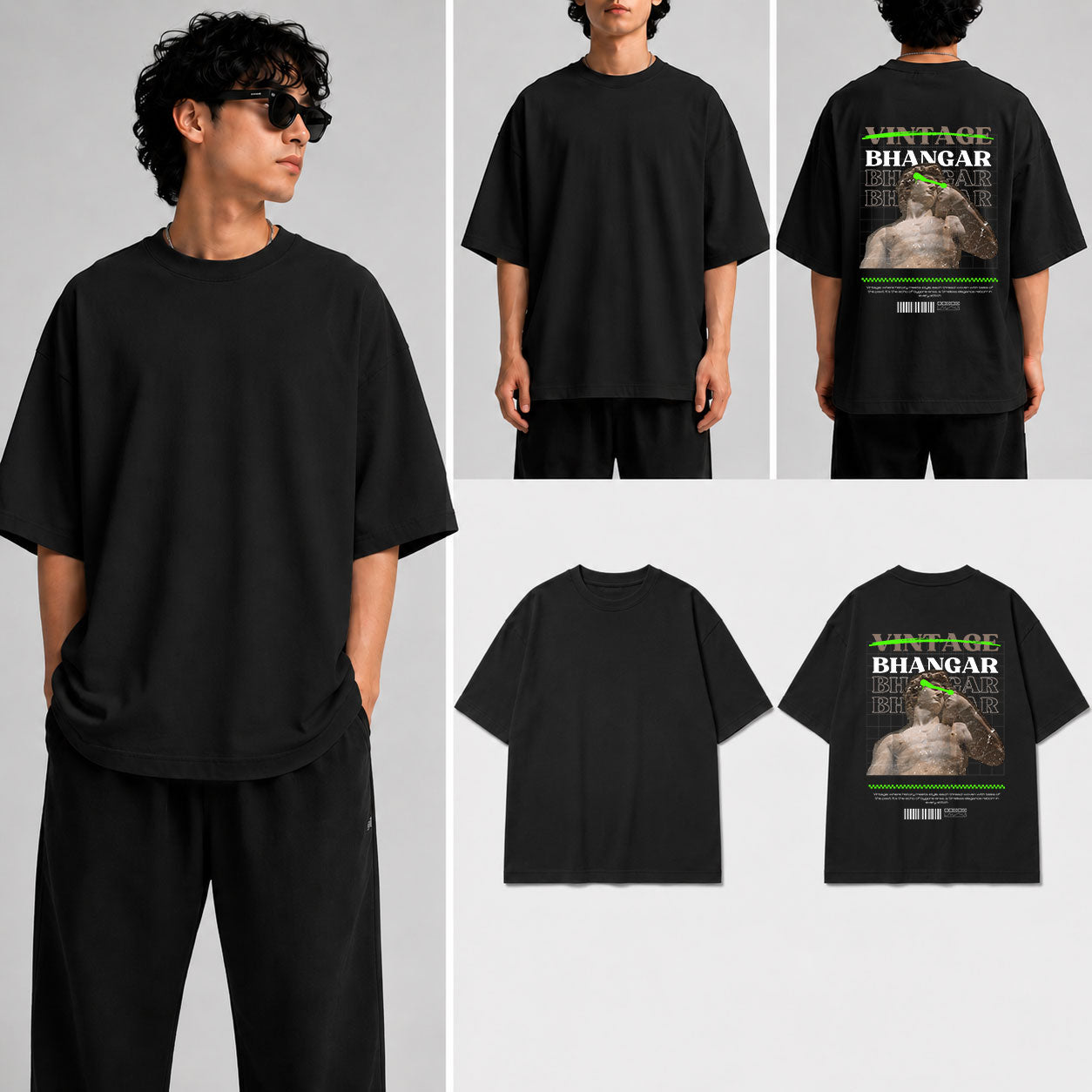 Bhangar Unisex Oversized Standard T-Shirt for man & women