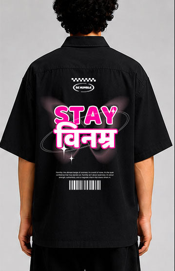 stay binamra Unisex Oversized Shirt for man & women
