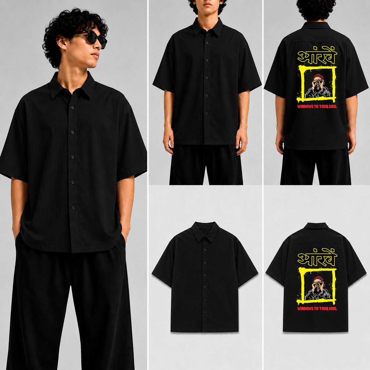Aankhen Unisex Oversized Shirt for man & women