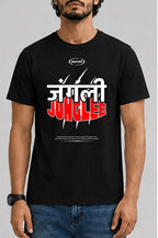JUNGLEE Male Round Neck Half Sleeve T-Shirt