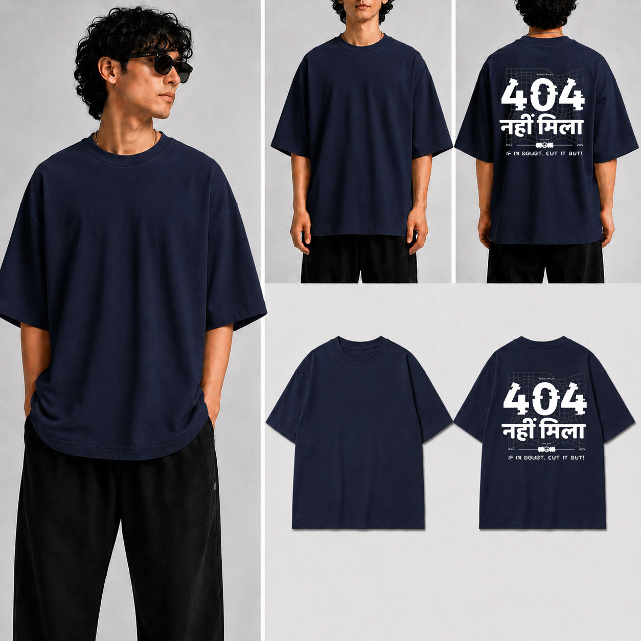 404 Nahi Mila Unisex Oversized Standard T-Shirt for man & women