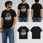 PAISA DOUBLE Male Round Neck Half Sleeve T-Shirt