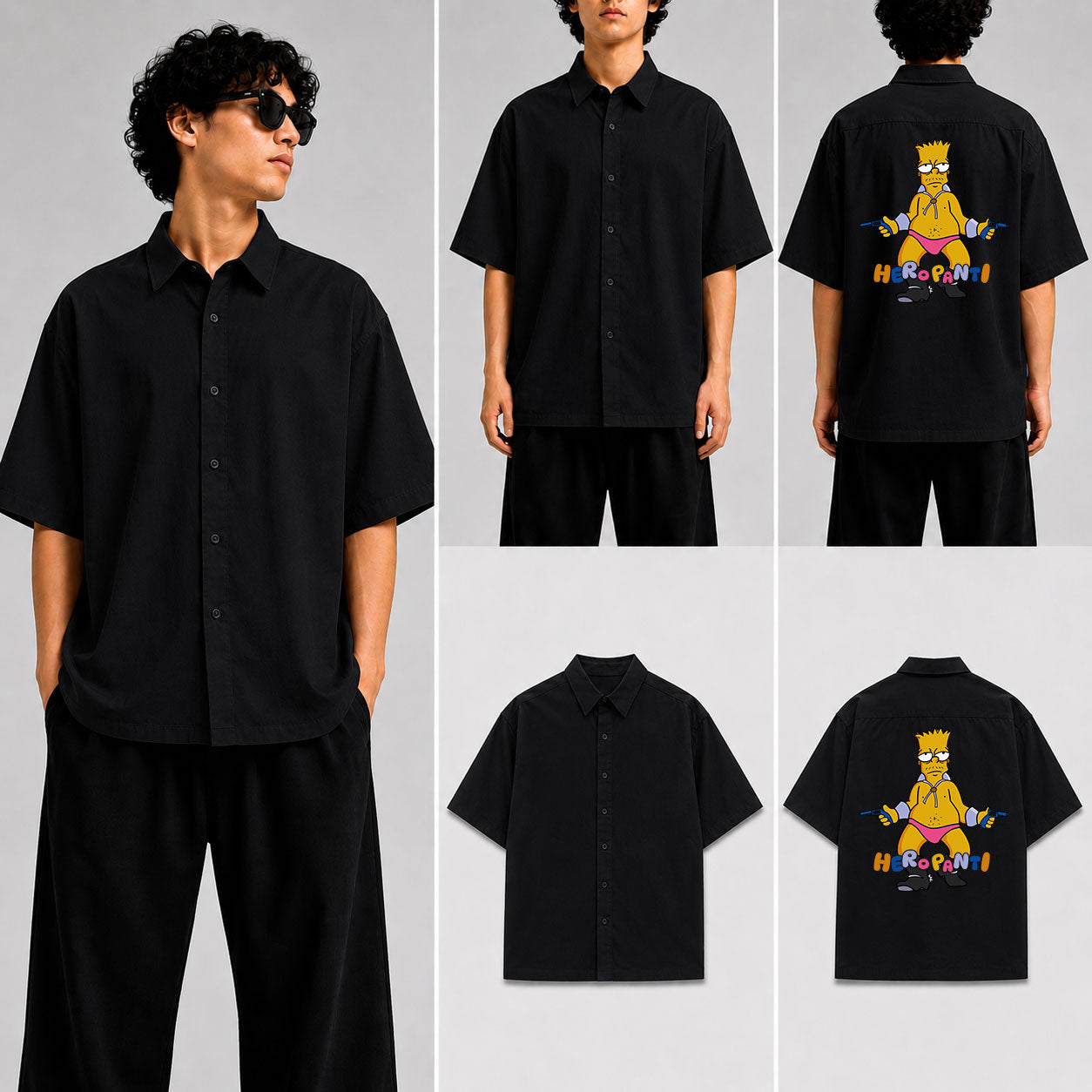 Heropanti Unisex Oversized Shirt for man & women