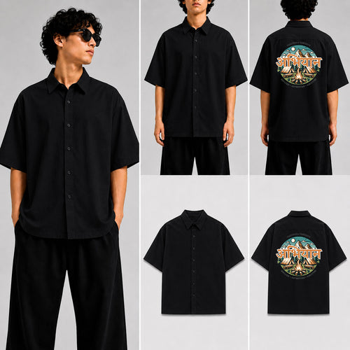ABHIYAN Unisex Oversized Shirt for man & women
