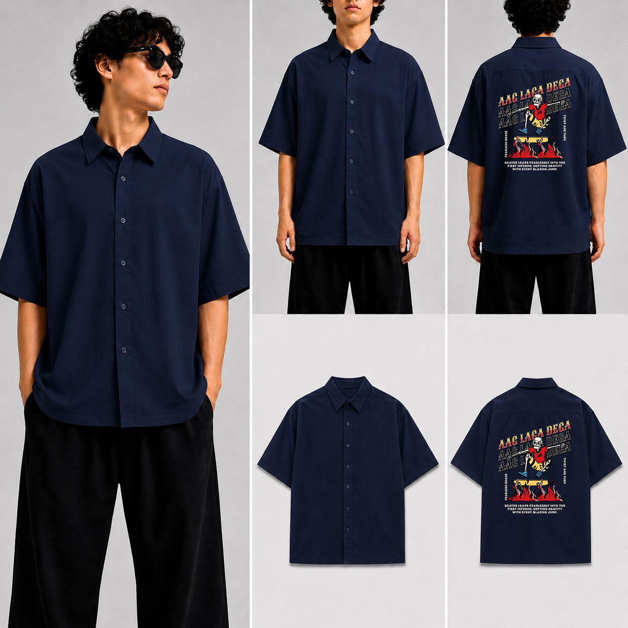 Aag Laga Dega Unisex Oversized Shirt for man & women