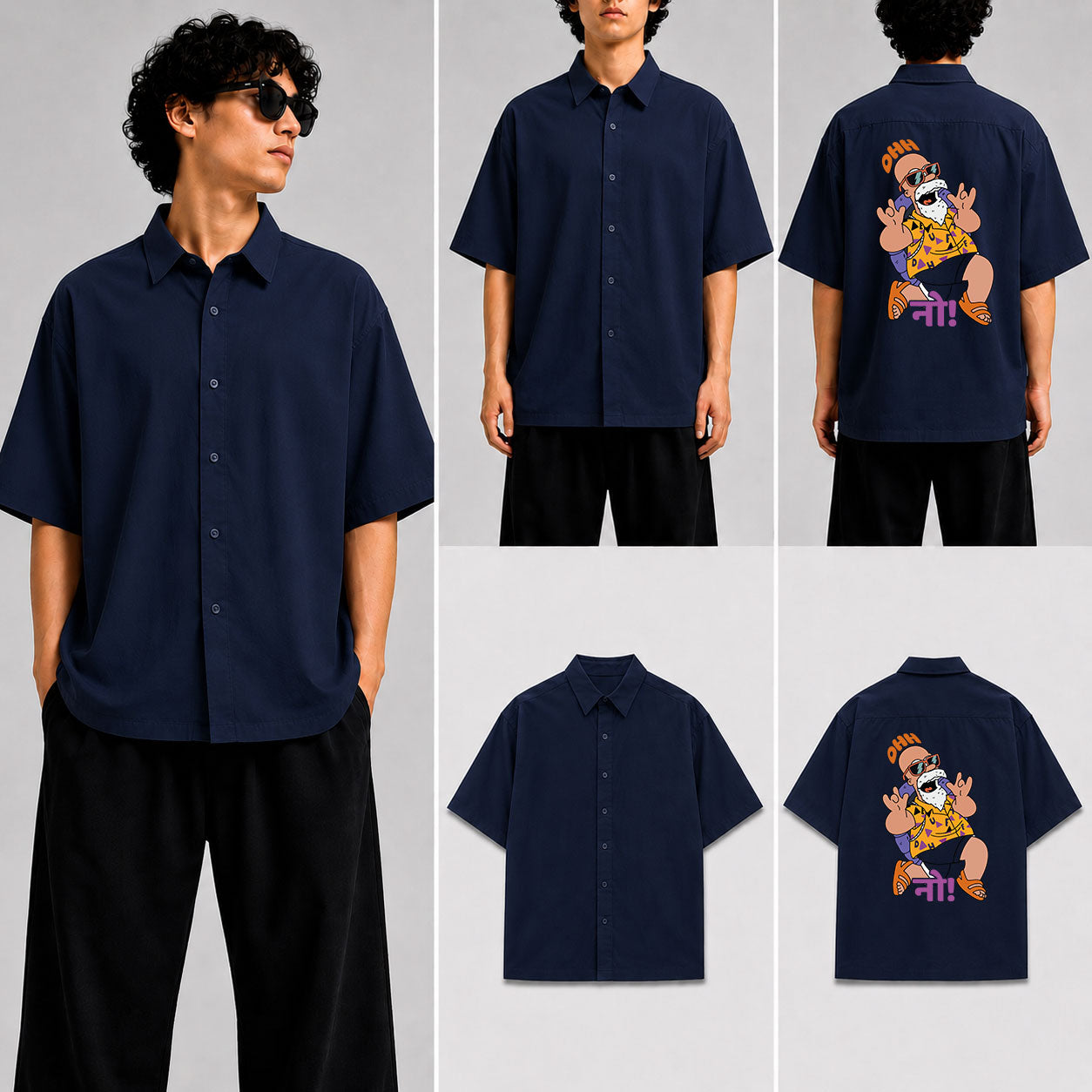 Ohh नो! Unisex Oversized Shirt for man & women