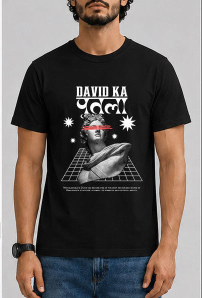 DAVID KA PUTLA Male Round Neck Half Sleeve T-Shirt