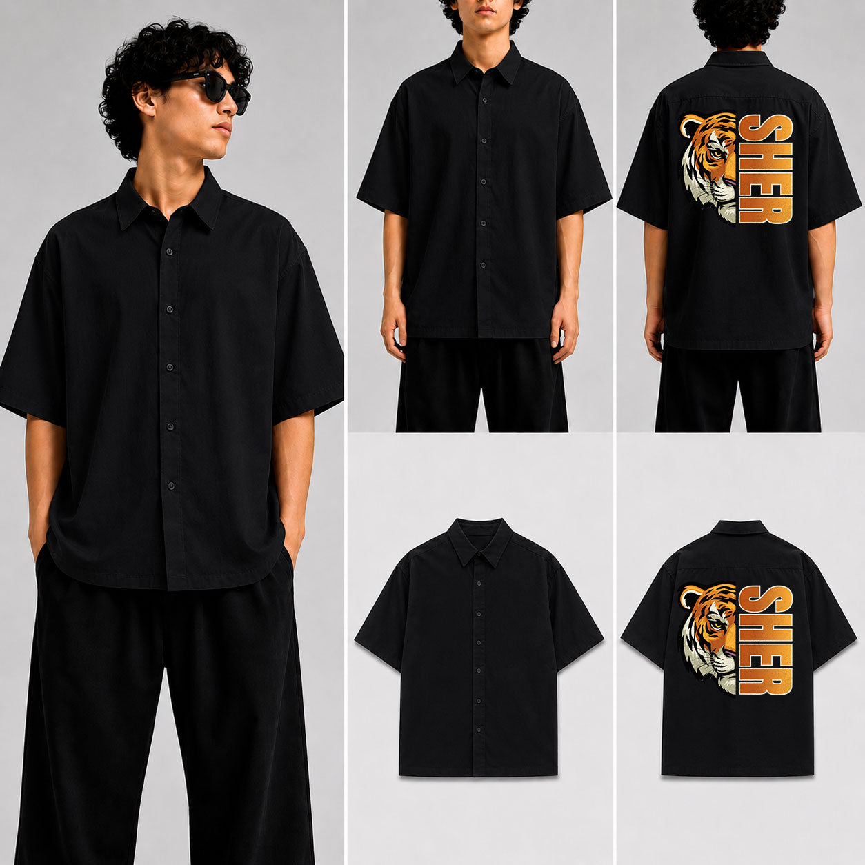 SHER Unisex Oversized Shirt for man & women