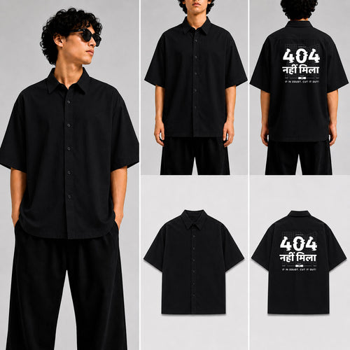 404 Nahi Mila Unisex Oversized Shirt for man & women