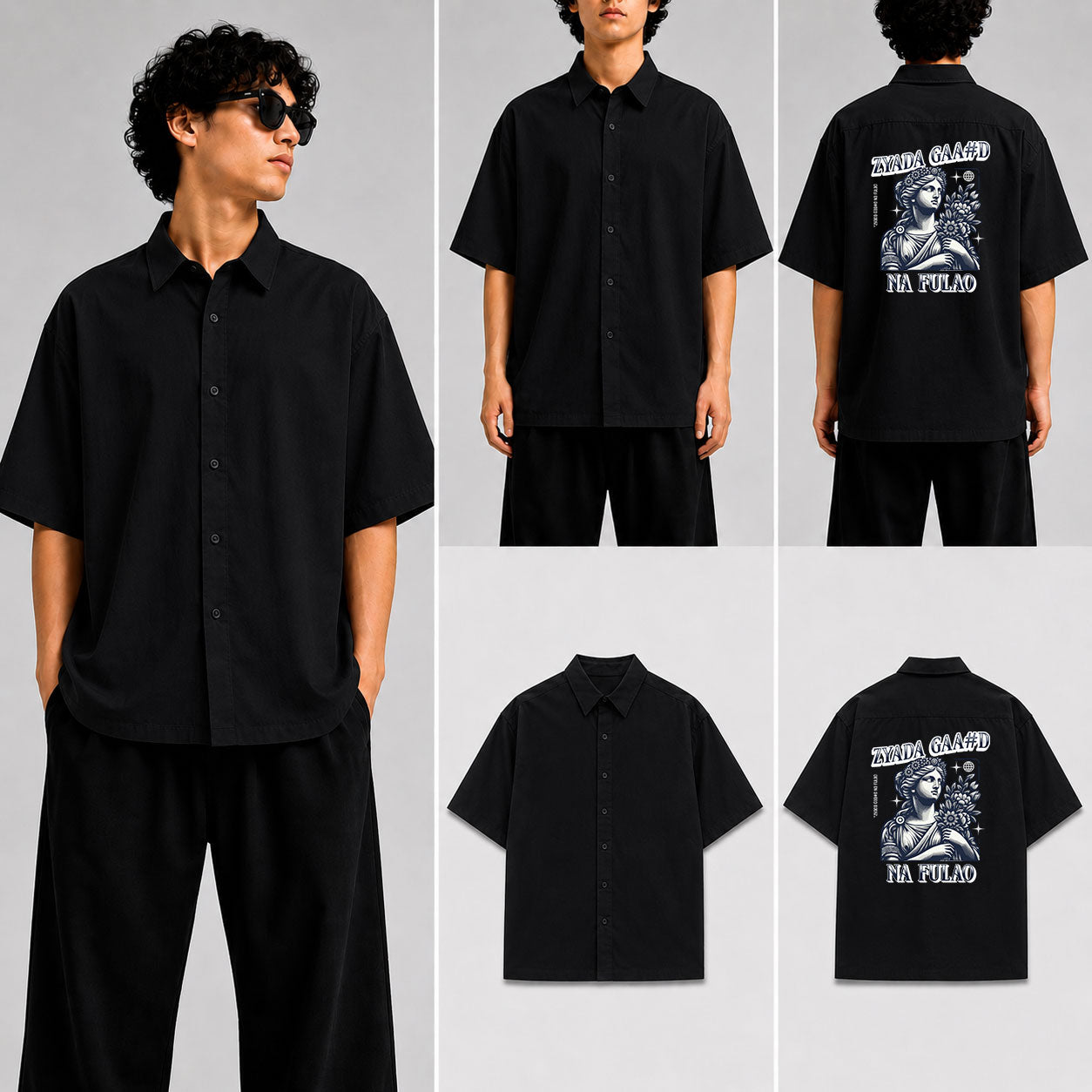 Zyada Gaa_d na fulao Unisex Oversized Shirt for man & women