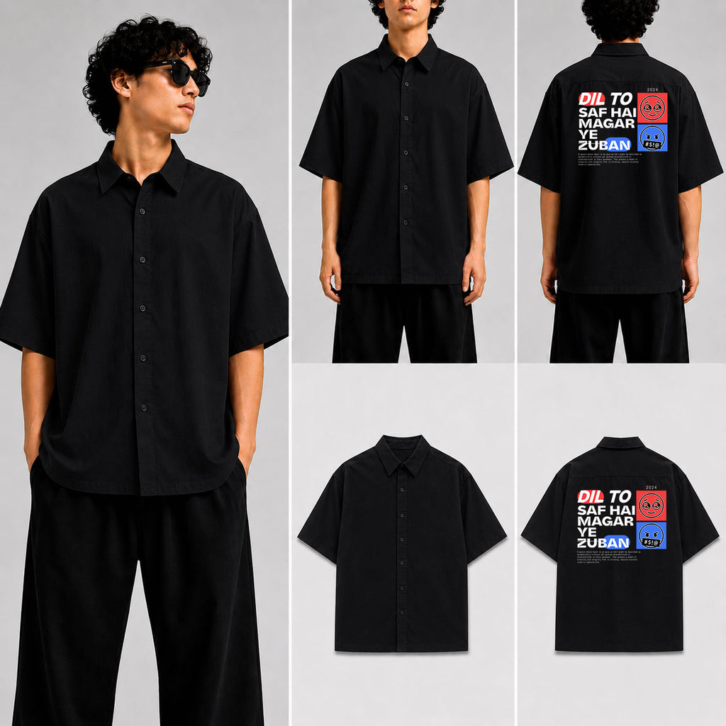 DIL TO SAF HAI Unisex Oversized Shirt for man & women