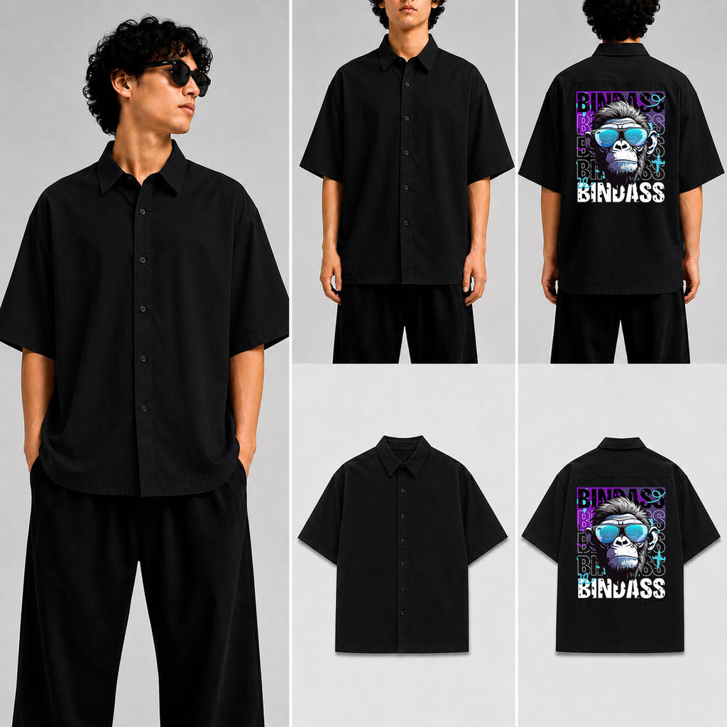 Bindass Unisex Oversized Shirt for man & women