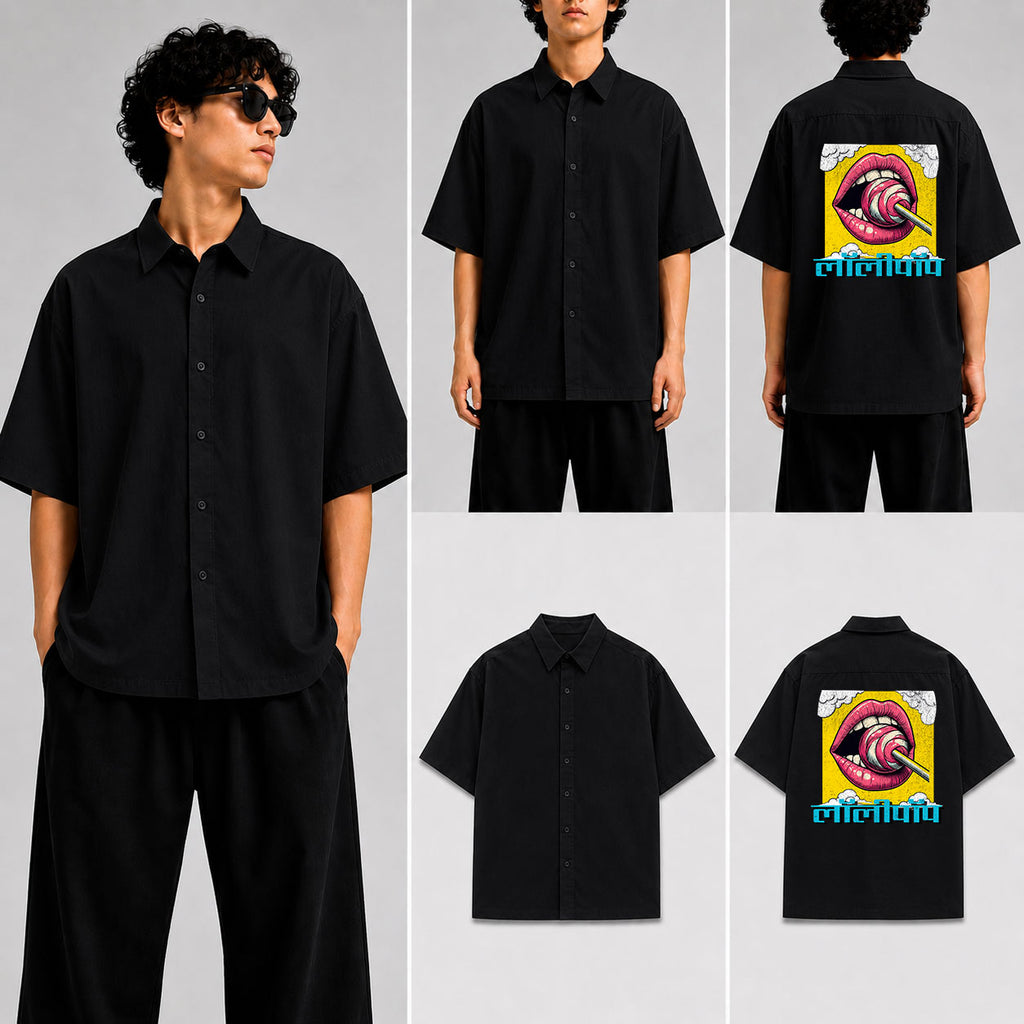 लॉलीपॉप Unisex Oversized Shirt for man & women
