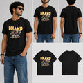 BHAND Male Round Neck Half Sleeve T-Shirt