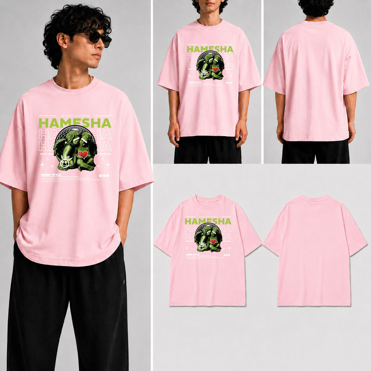 Hamesha Unisex Oversized Standard T-Shirt for man & women