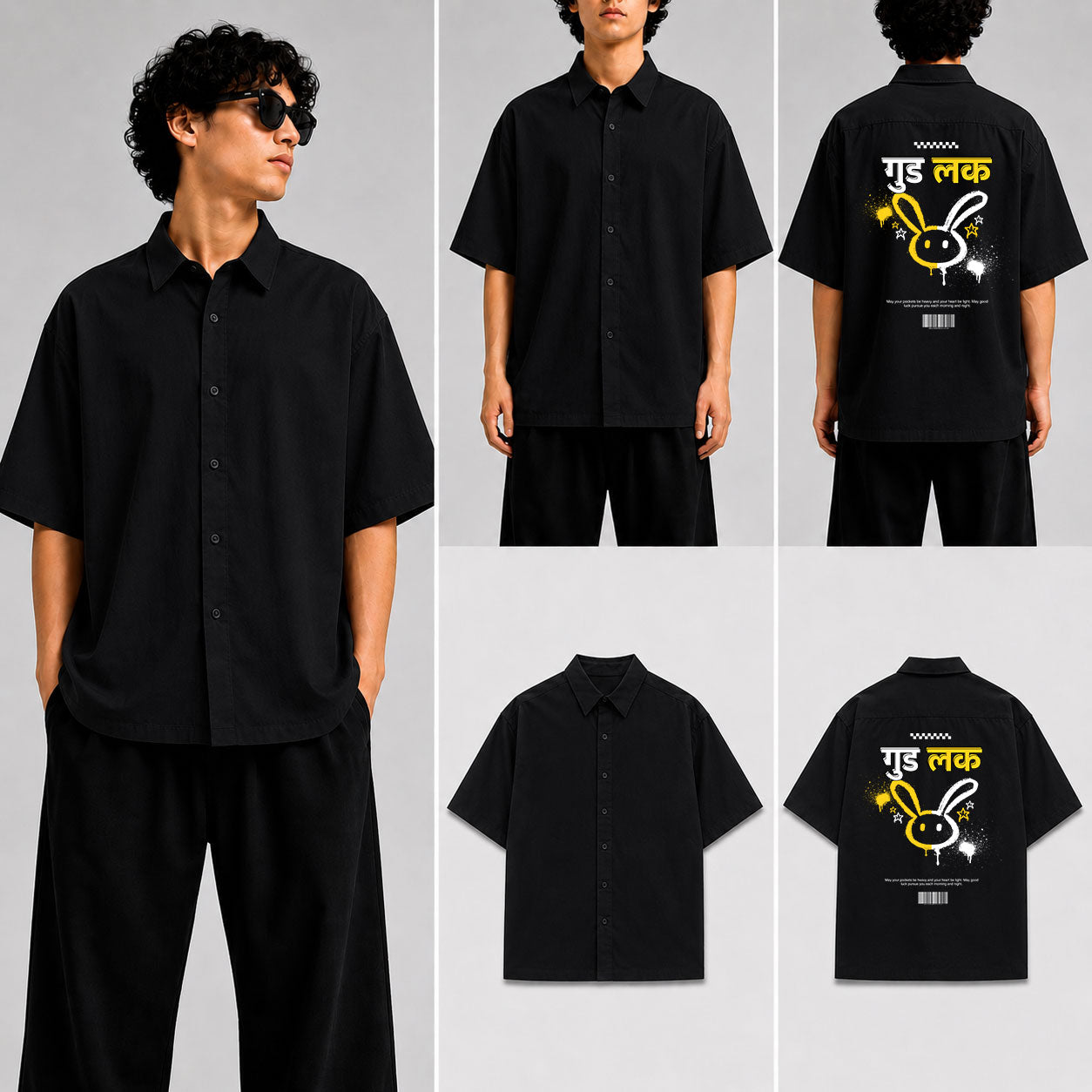 good luck Unisex Oversized Shirt for man & women