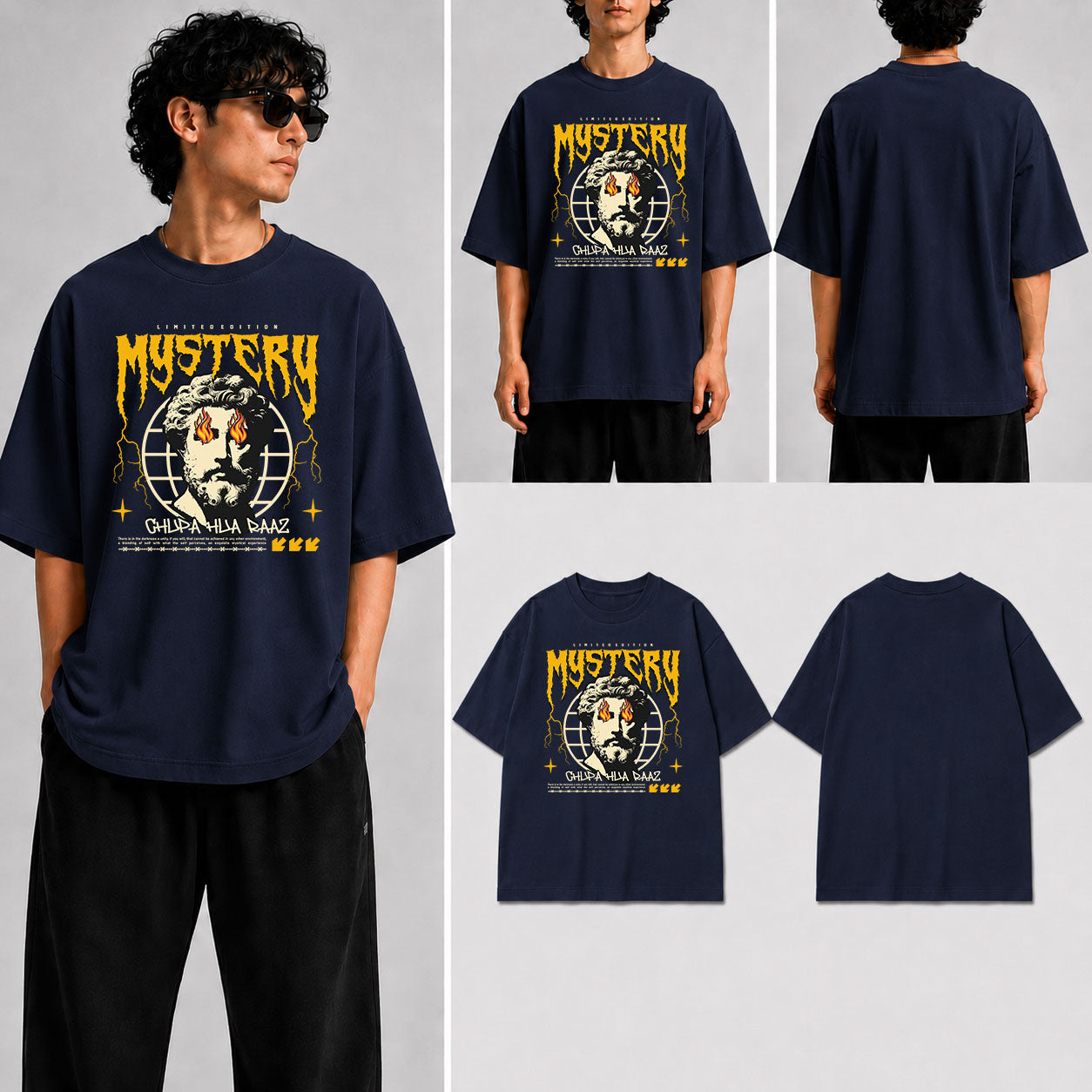 Mystry Unisex Oversized Standard T-Shirt for man & women