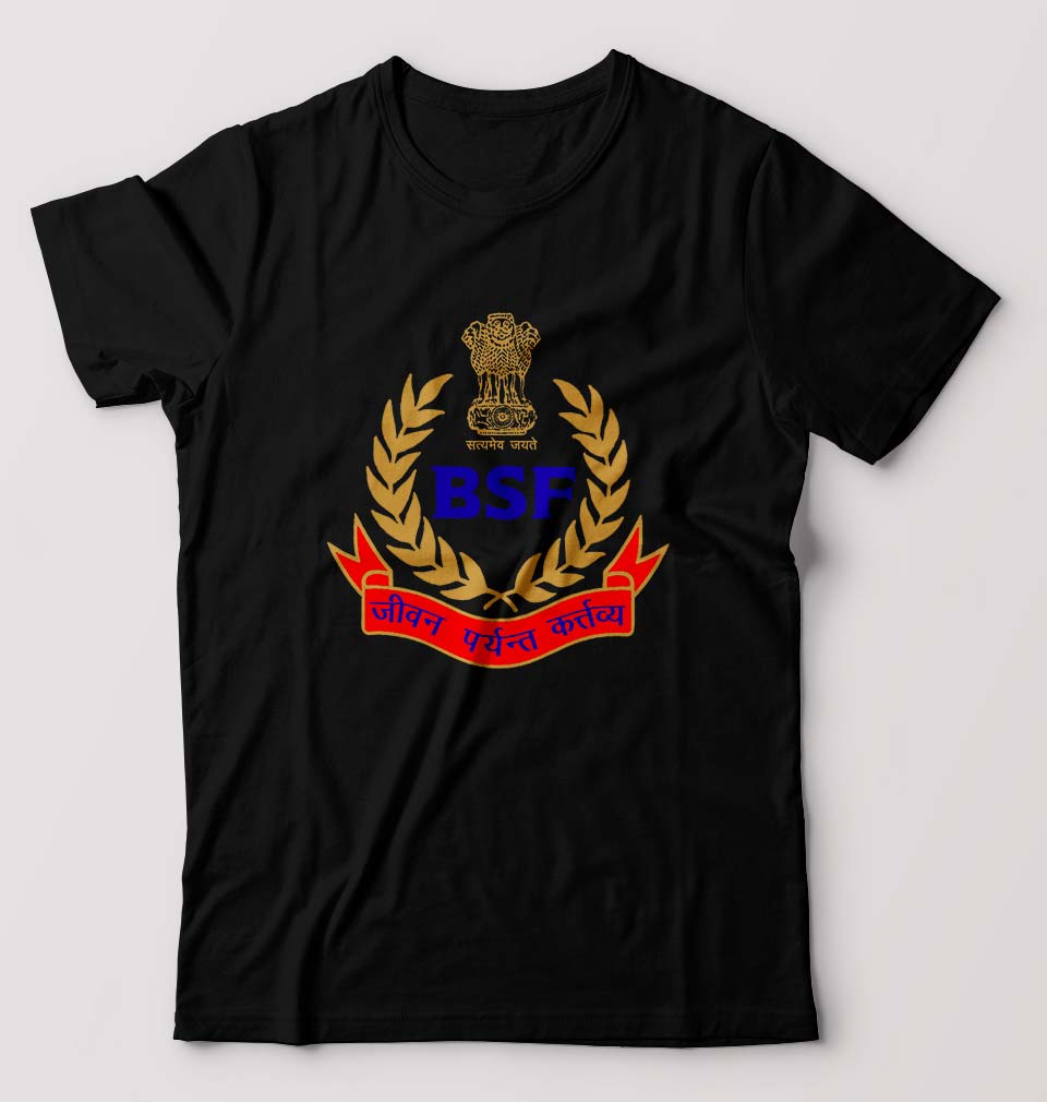BSF Army Male Round Neck Half Sleeve T-Shirt