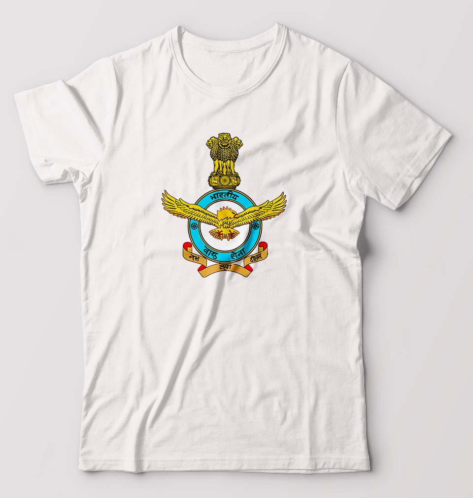 Indian Air Force Army Male Round Neck Half Sleeve T-Shirt