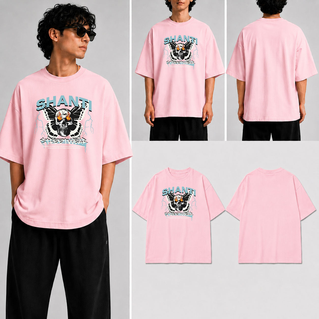 Shanti Unisex Oversized Standard T-Shirt for man & women