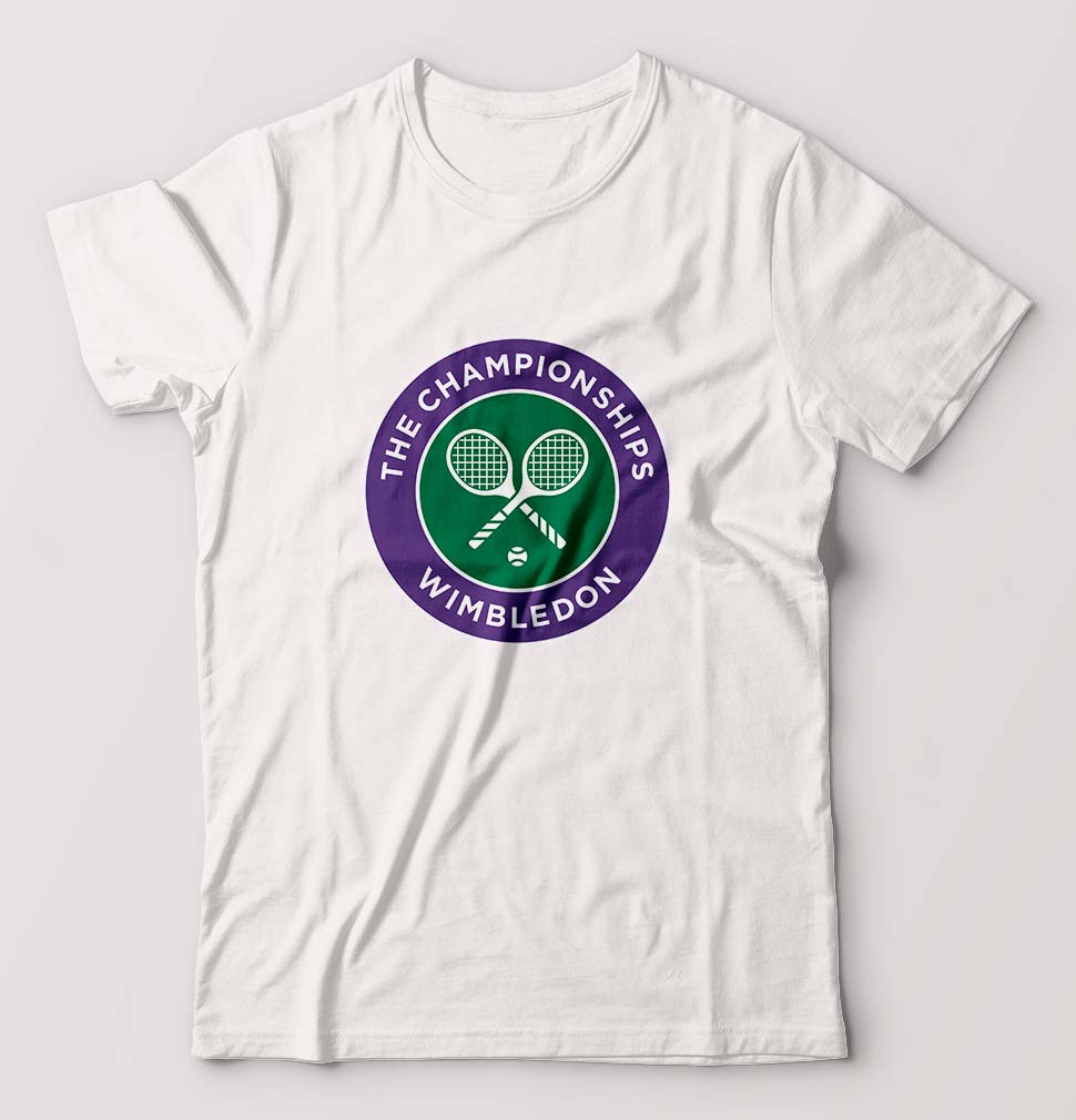 wimbledon Male Round Neck Half Sleeve T-Shirt