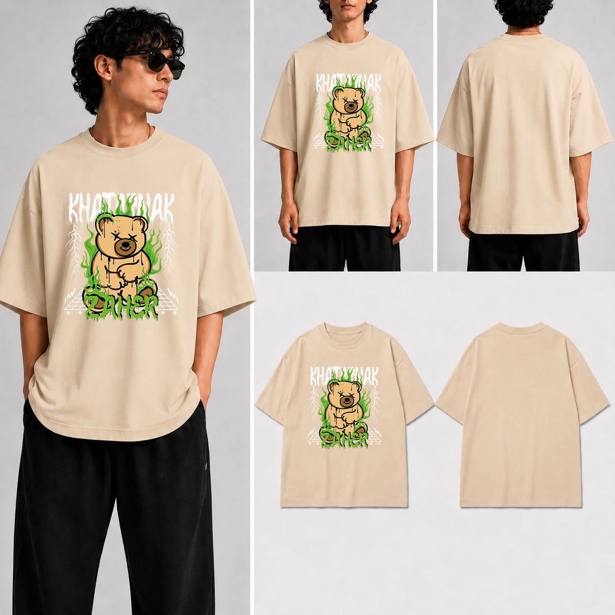 Khatarnak Zaher Unisex Oversized Standard T-Shirt for man & women