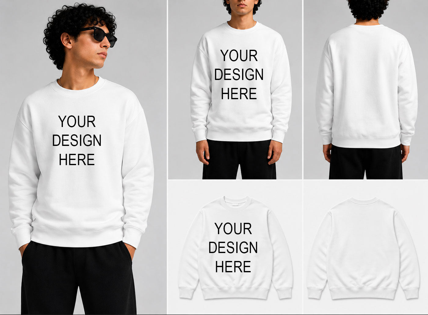 Customized Custom Personalized Unisex Sweatshirts for man & women