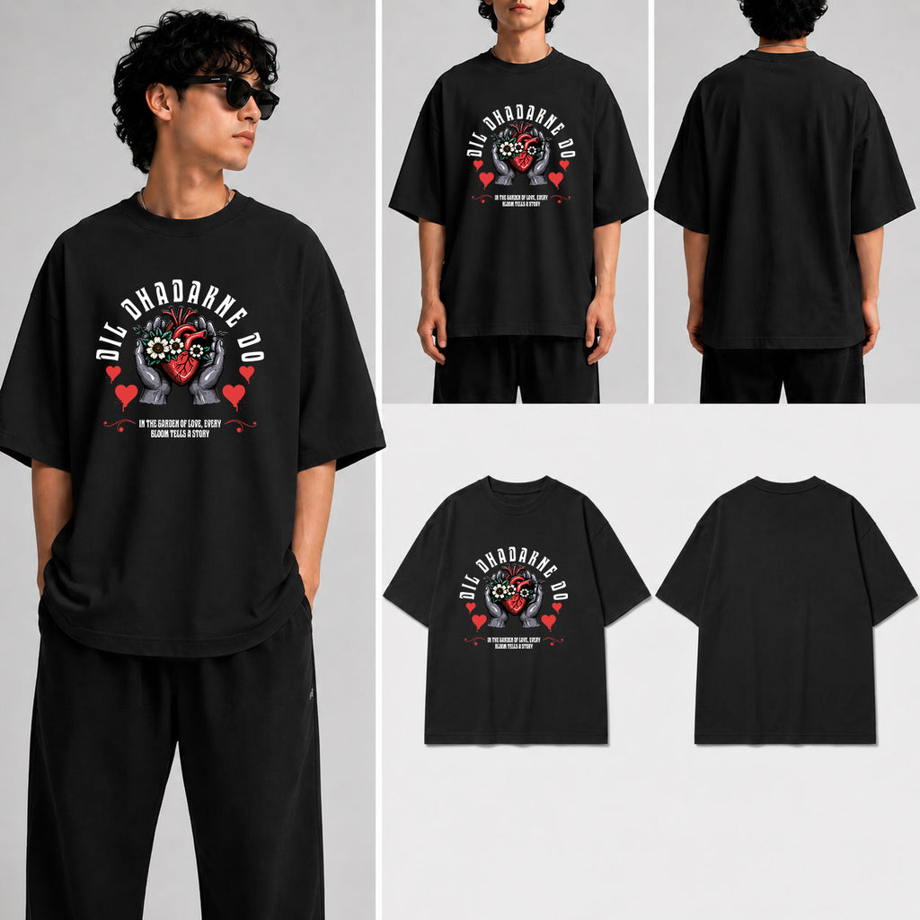 Dil dhadakne do Unisex Oversized Standard T-Shirt for man & women