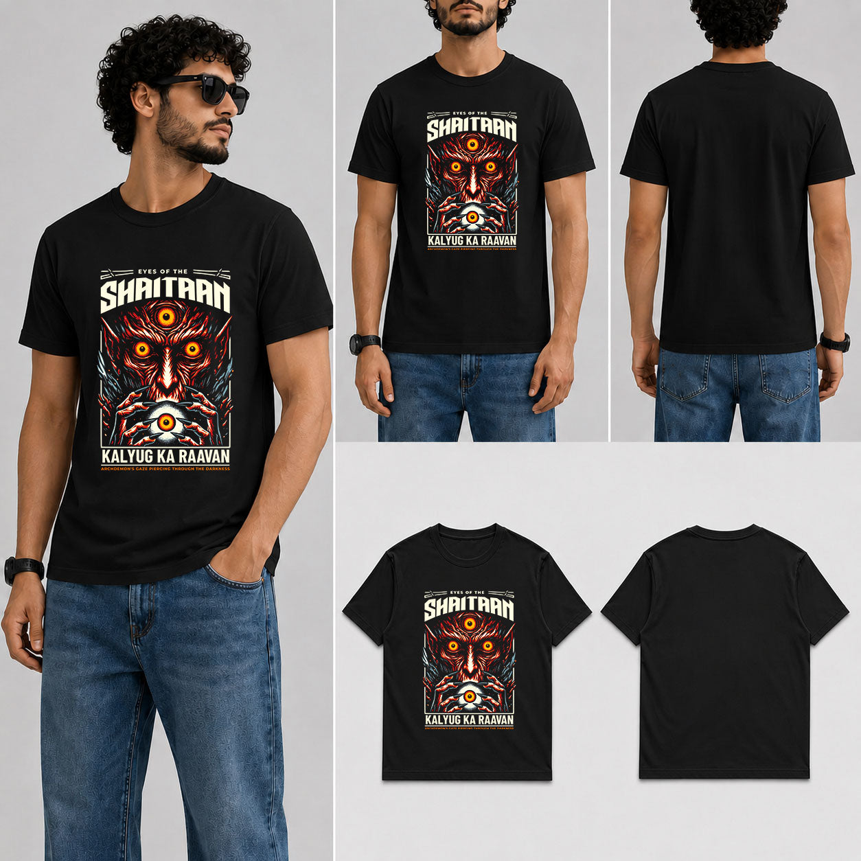 Shaitaan Male Round Neck Half Sleeve T-Shirt