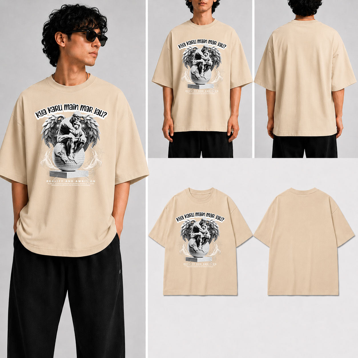 meri koi feelings nahi hai  Unisex Oversized Standard T-Shirt for man & women