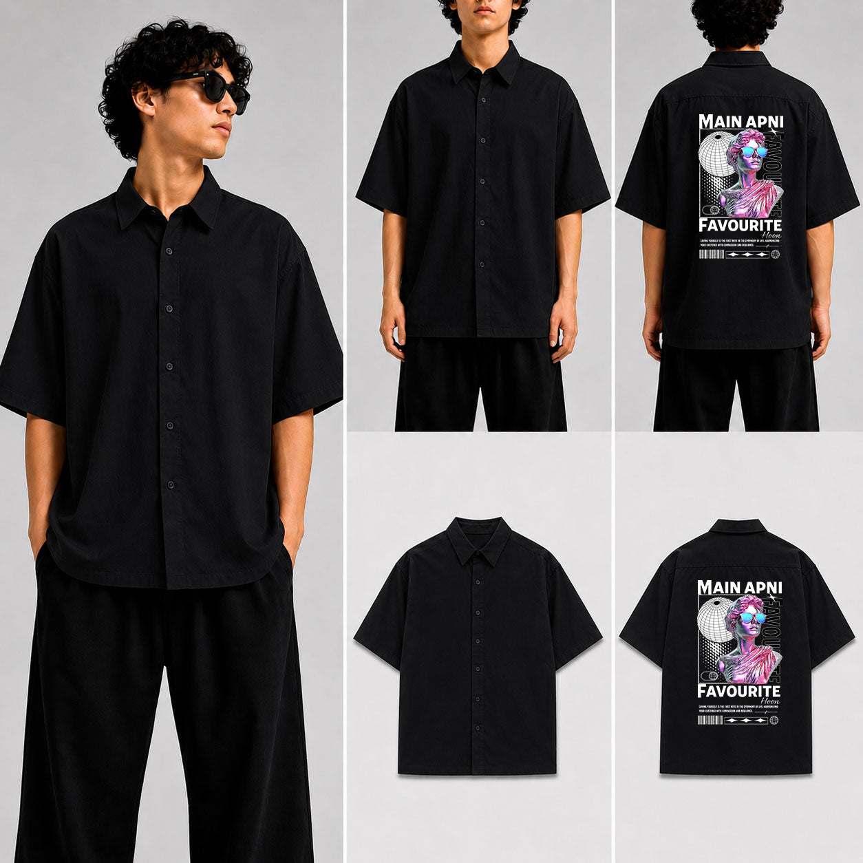 Main Apni Favourite Hoon Unisex Oversized Shirt for man & women