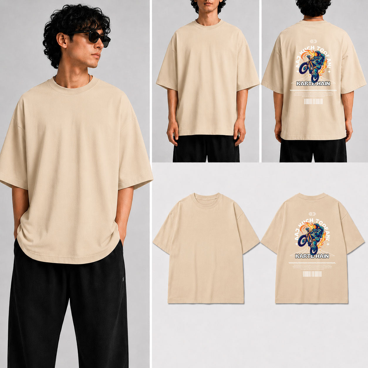 Aaj Kuch Toofani Unisex Oversized Standard T-Shirt for man & women