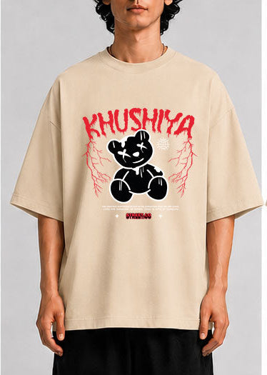 Khushiya Unisex Oversized Standard T-Shirt for man & women