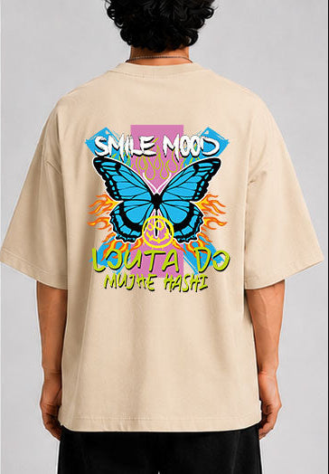 Smile Mood Louta Do Mujhe Hashi Unisex Oversized Standard T-Shirt for man & women