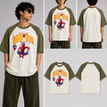 God Did Spiderman Unisex Oversized Raglan T-Shirt for man & women