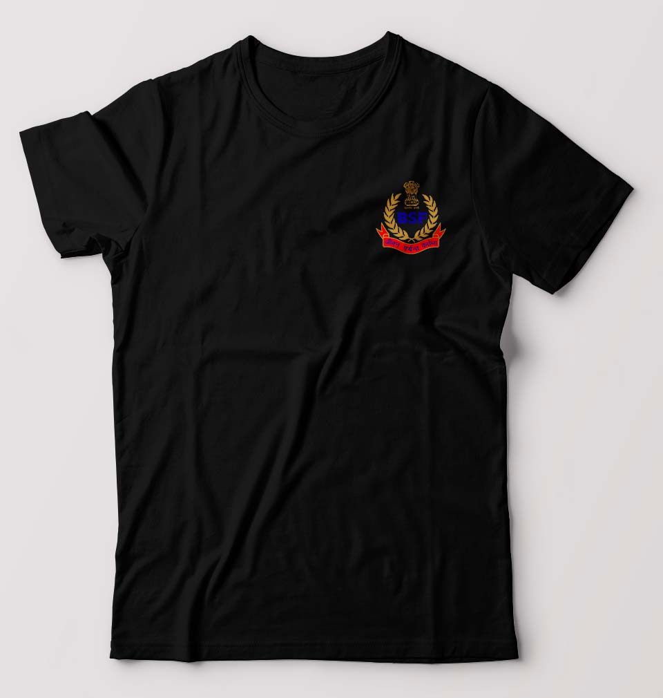 BSF Army Male Round Neck Half Sleeve T-Shirt