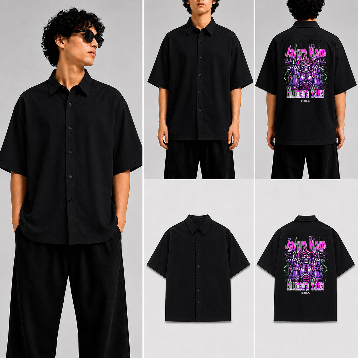 Jalwa Hain Humara Unisex Oversized Shirt for man & women