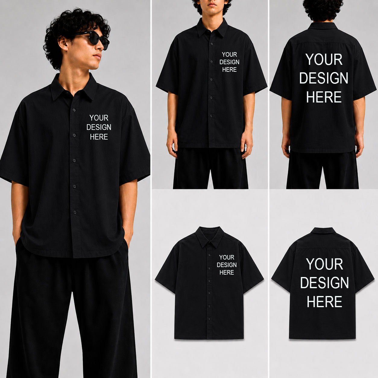 Customized Custom Personalized Unisex Oversized Shirt for man & women