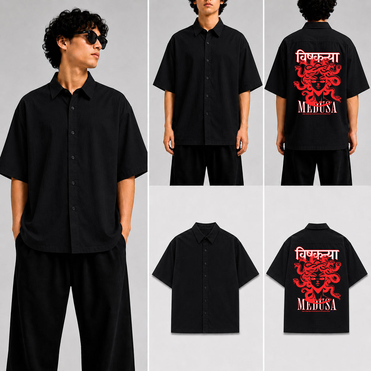 BISHKANNYA MEDUSA Unisex Oversized Shirt for man & women