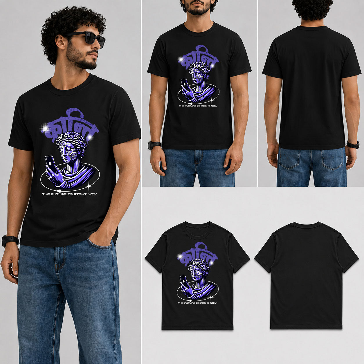 Kranti Male Round Neck Half Sleeve T-Shirt