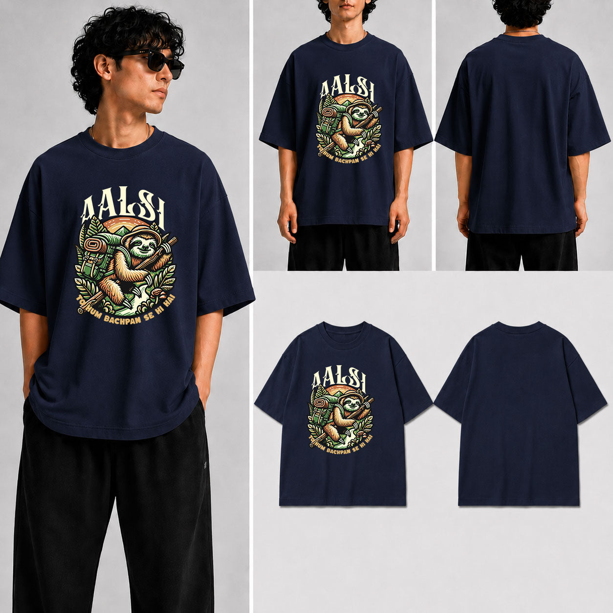 AALSI Unisex Oversized Standard T-Shirt for man & women