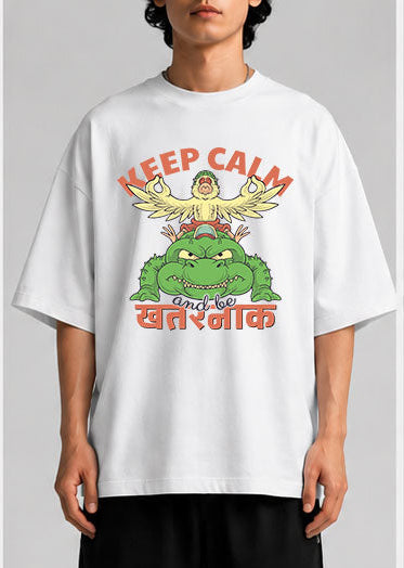 Keep Calm Unisex Oversized Standard T-Shirt for man & women