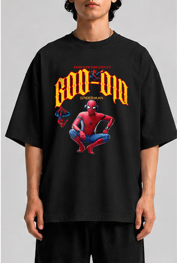 God Did Spiderman Unisex Oversized Standard T-Shirt for man & women