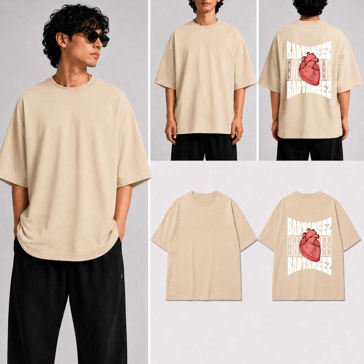 Badtameez Dil Unisex Oversized Standard T-Shirt for man & women