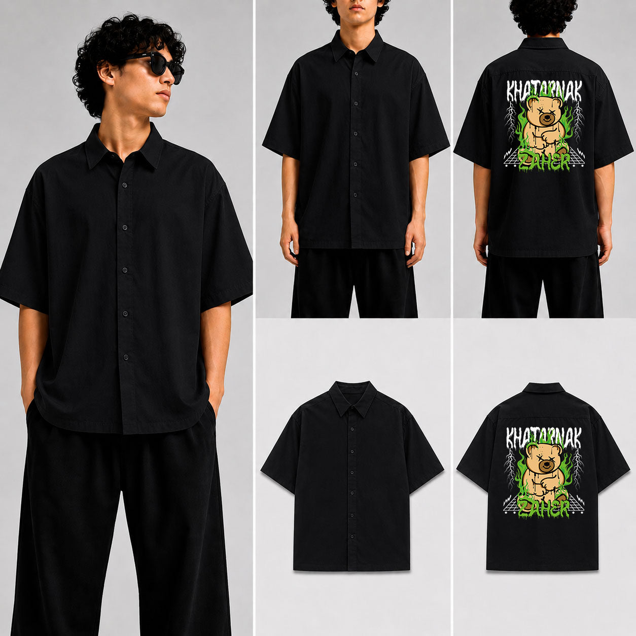Khatarnak Zaher Unisex Oversized Shirt for man & women