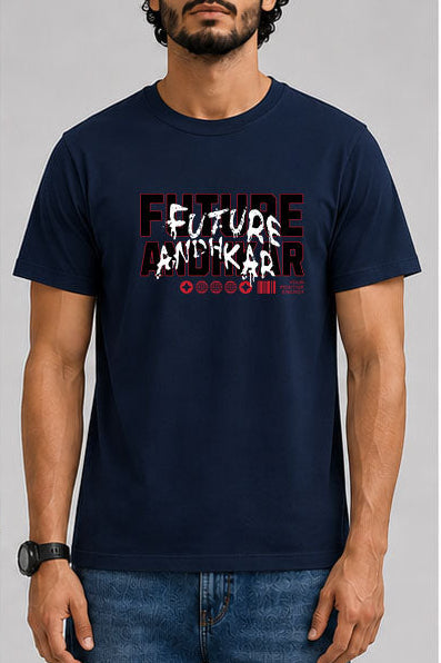 Future andhkar Male Round Neck Half Sleeve T-Shirt